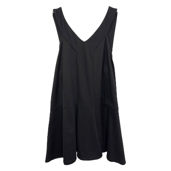 Torrid Plus‎ Size 3X Tank Top Solid Black V Neck Sleeveless A Line Peplum 128 - Picture 1 of 8